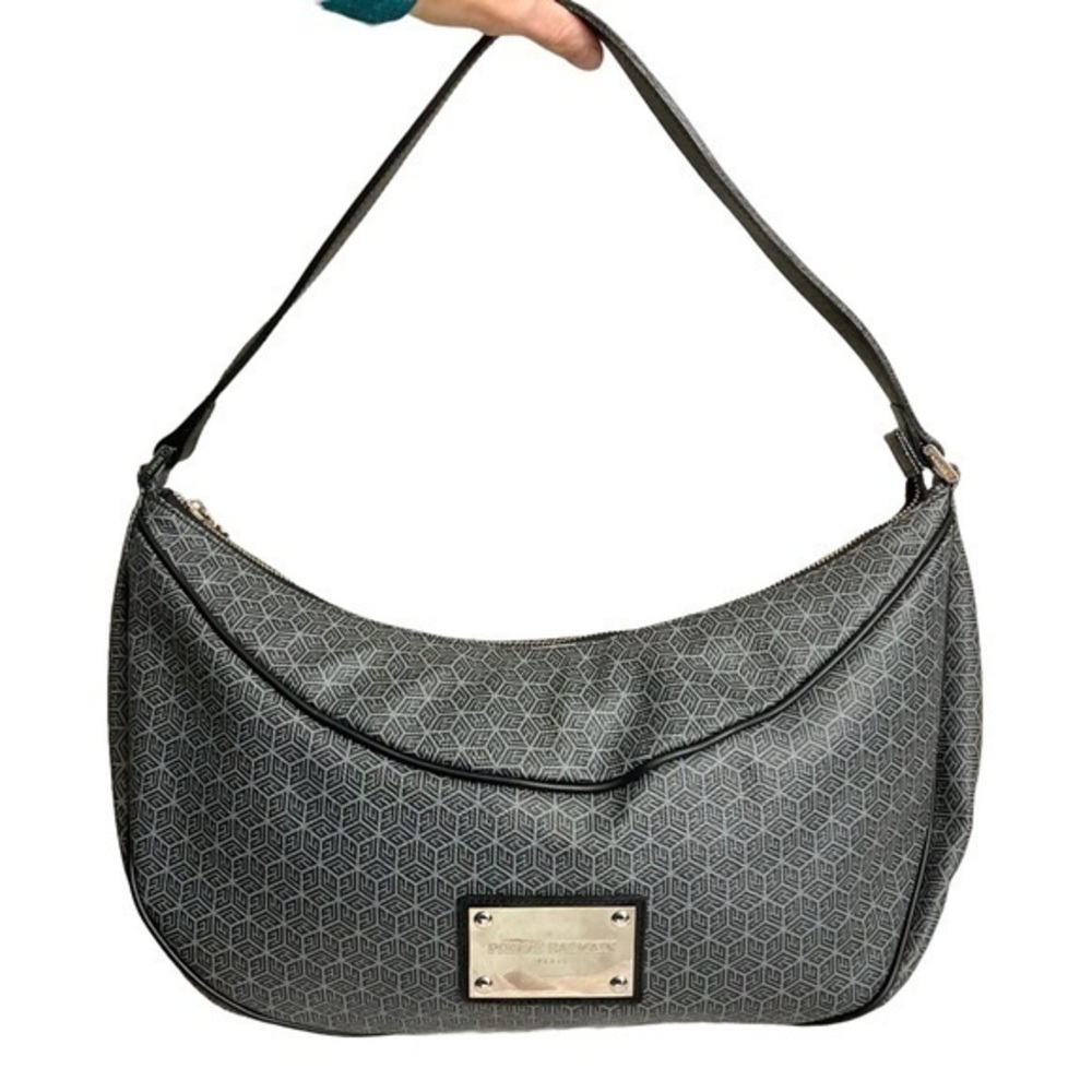 Pierre balmain Paris crescent hobo bag